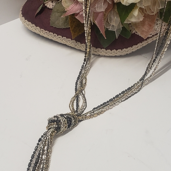 Alfani Long Multi Tone Knot Necklace - Picture 5 of 8